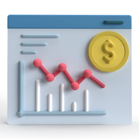 Stock Market  3D Icon