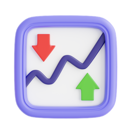 Stock Market  3D Icon