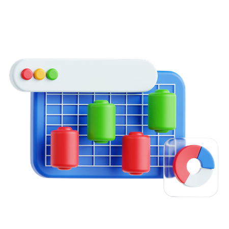 Stock Market  3D Icon