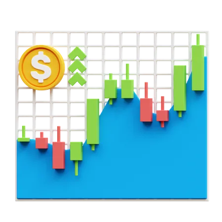 Stock Market  3D Icon