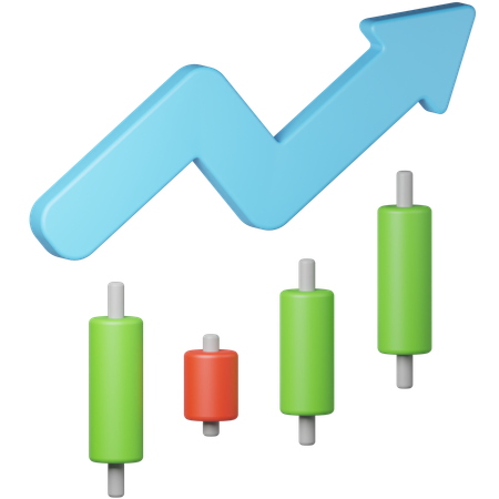 Stock Market  3D Icon