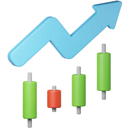 Stock Market  3D Icon