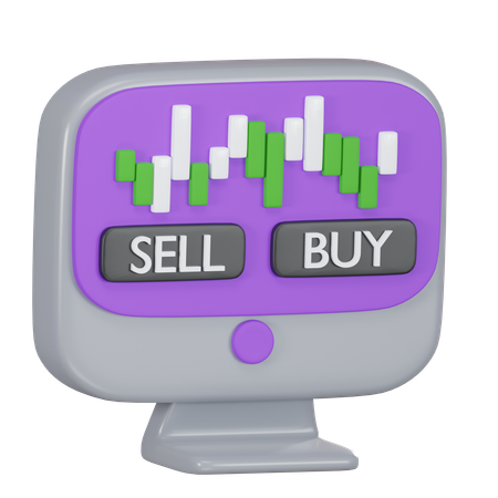 Stock Market  3D Icon