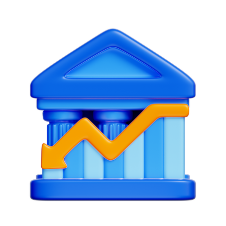 Stock Market  3D Icon