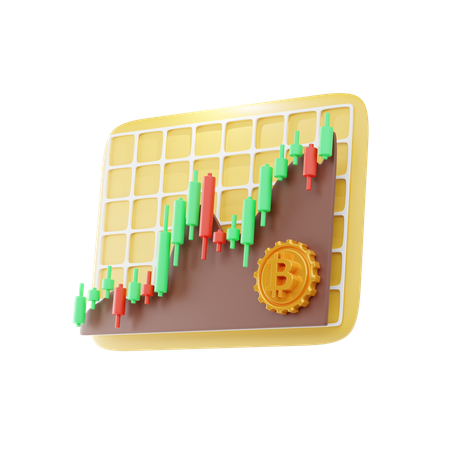 Stock Market Profit  3D Icon