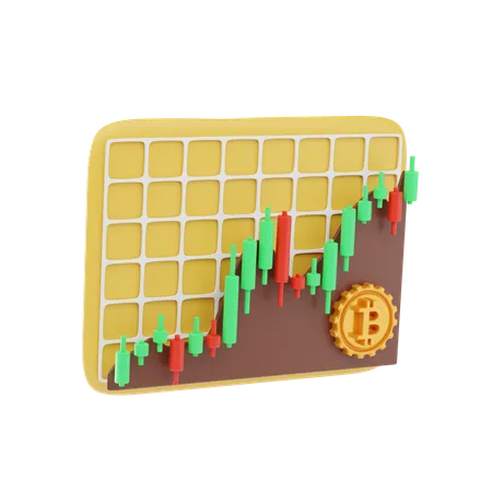 Stock Market Profit  3D Icon