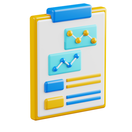 Statistiques de pinte de stock  3D Icon