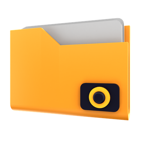 Stockage de la caméra  3D Icon