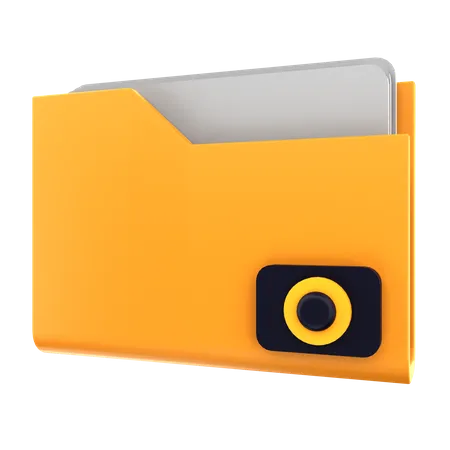 Stockage de la caméra  3D Icon