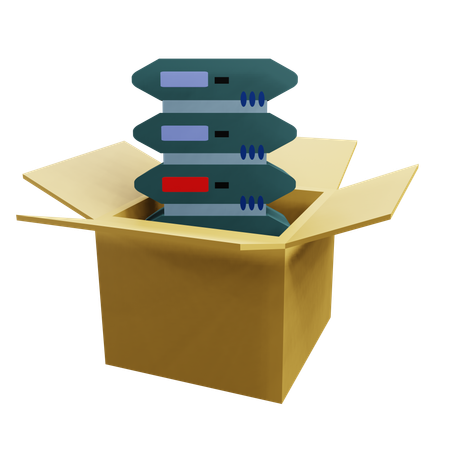 Stockage de données  3D Icon