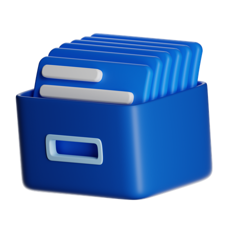 Stockage de fichiers  3D Icon