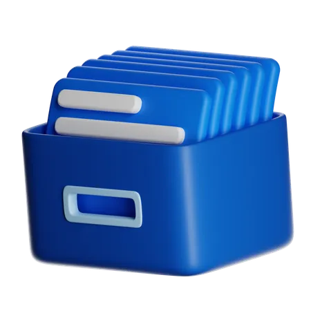 Stockage de fichiers  3D Icon