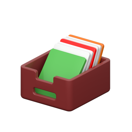 Stockage de fichiers  3D Icon