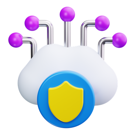 Stockage en ligne  3D Icon