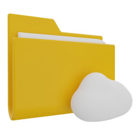 Stockage en ligne  3D Icon