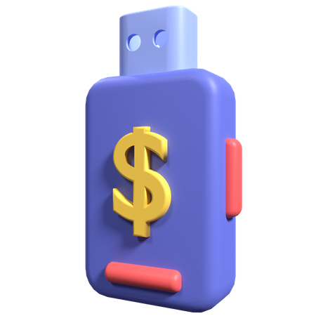 Stockage financier  3D Icon