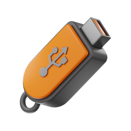 Stockage USB  3D Icon