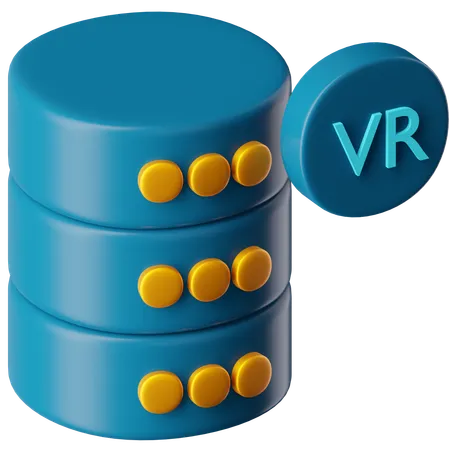 Stockage virtuel  3D Icon