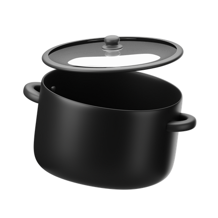 Stockpot  3D Illustration