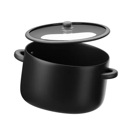 Stockpot  3D Illustration