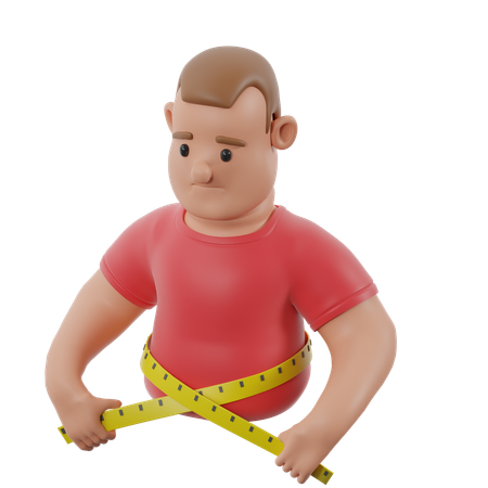 Stoffwechselstörungen und Gewichtszunahme  3D Icon