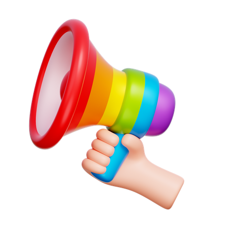 Stolz Megaphon  3D Icon