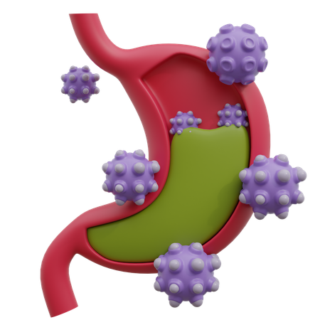 Stomach Cancer  3D Icon