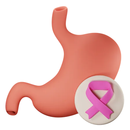 Stomach cancer  3D Icon