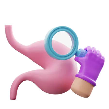 胃の健康診断  3D Icon