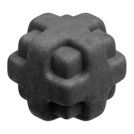 Stone Abstract Shape  3D Icon