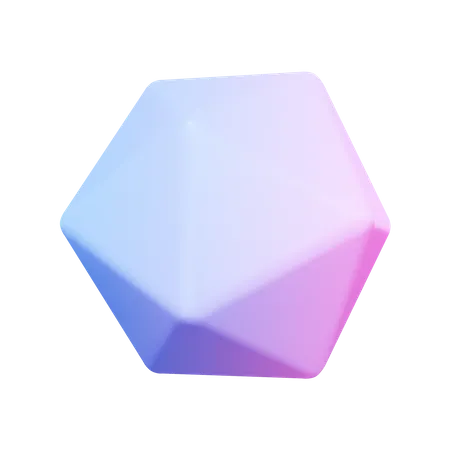 Stone Abstract Shape  3D Icon