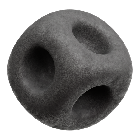 Stone Abstract Shapes  3D Icon