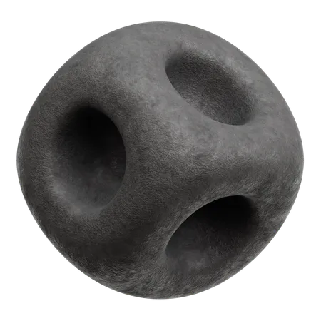 Stone Abstract Shapes  3D Icon