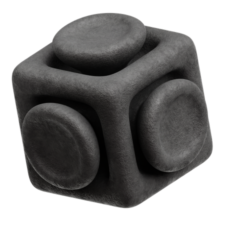 Stone Abstract Shapes  3D Icon