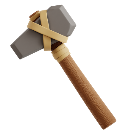 Stone Age Axe  3D Icon