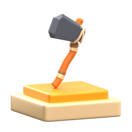 Stone Age Axe  3D Icon