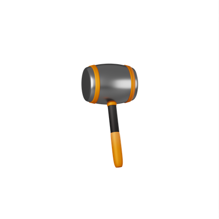 Stone Hammer 3D Icon