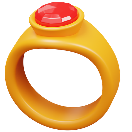 Stone Ring  3D Icon