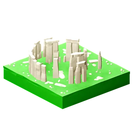 Stonehenge  3D Icon