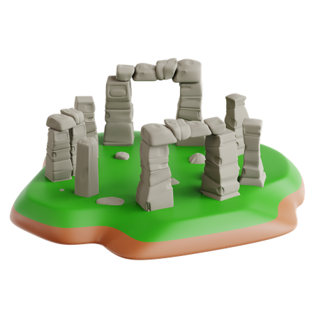 Stonehenge  3D Icon