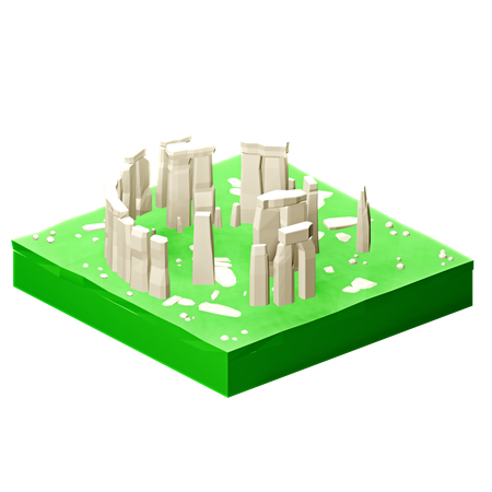 Stonehenge  3D Icon