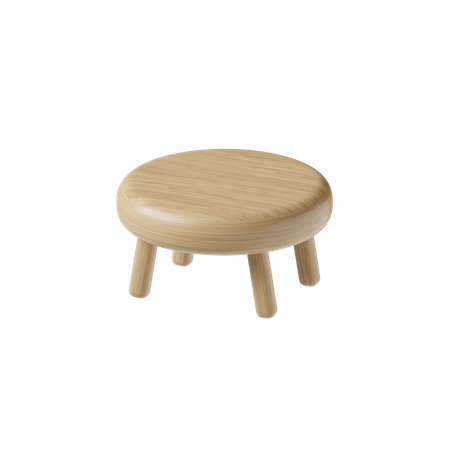 Stool  3D Icon