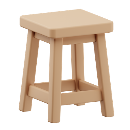 Stool  3D Icon
