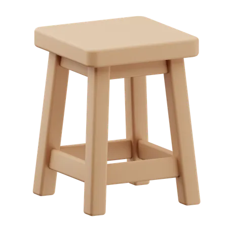 Stool  3D Icon