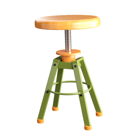 Stool  3D Icon