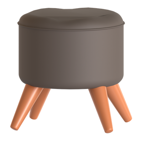 Stool  3D Icon