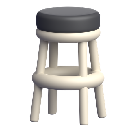 Stool  3D Icon