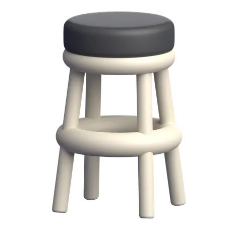 Stool  3D Icon