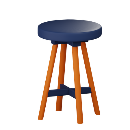 Stool  3D Icon