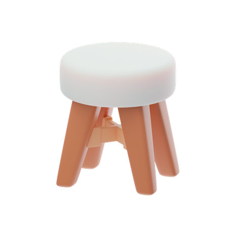 Stool  3D Icon